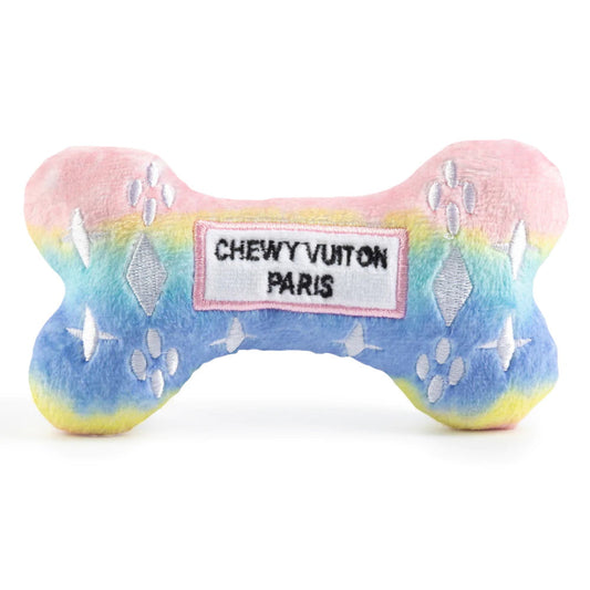Pink Ombre Chewy Vuiton Bone Toy