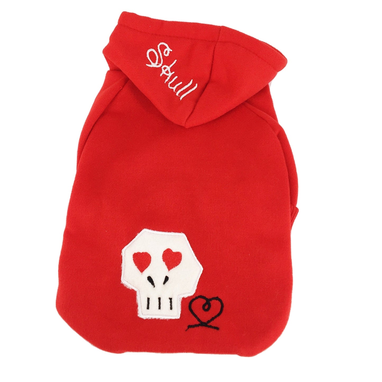 Small Pet Cat Dog Sweatshirt Jumper Skull Warm Hoodie Coat Jacket
