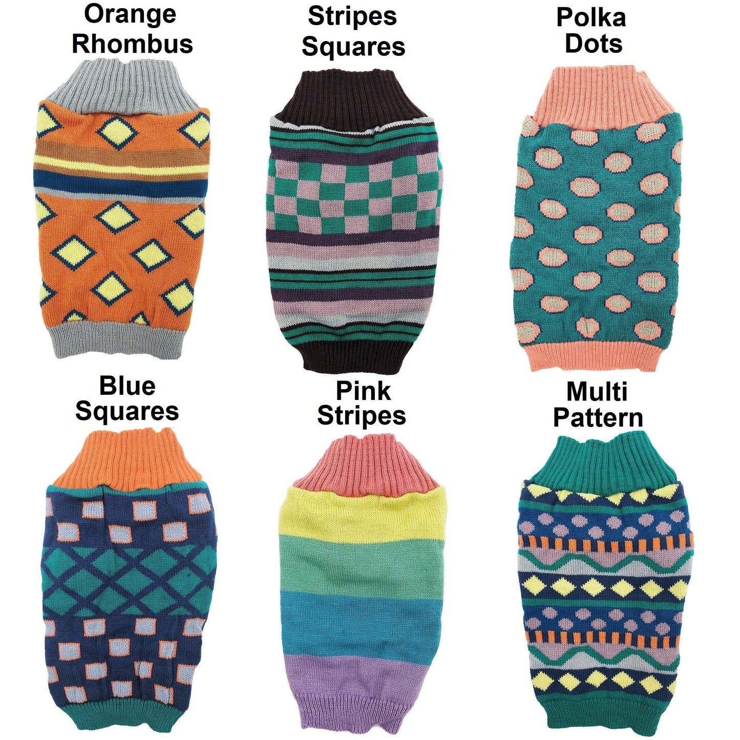 Dog Warm Sweater Knitted Winter Knitwear Clothes Small Large Pet Cat Puppy