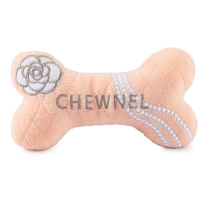 Chewnel Blush Bone Dog Toy