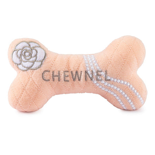 Chewnel Blush Bone Dog Toy