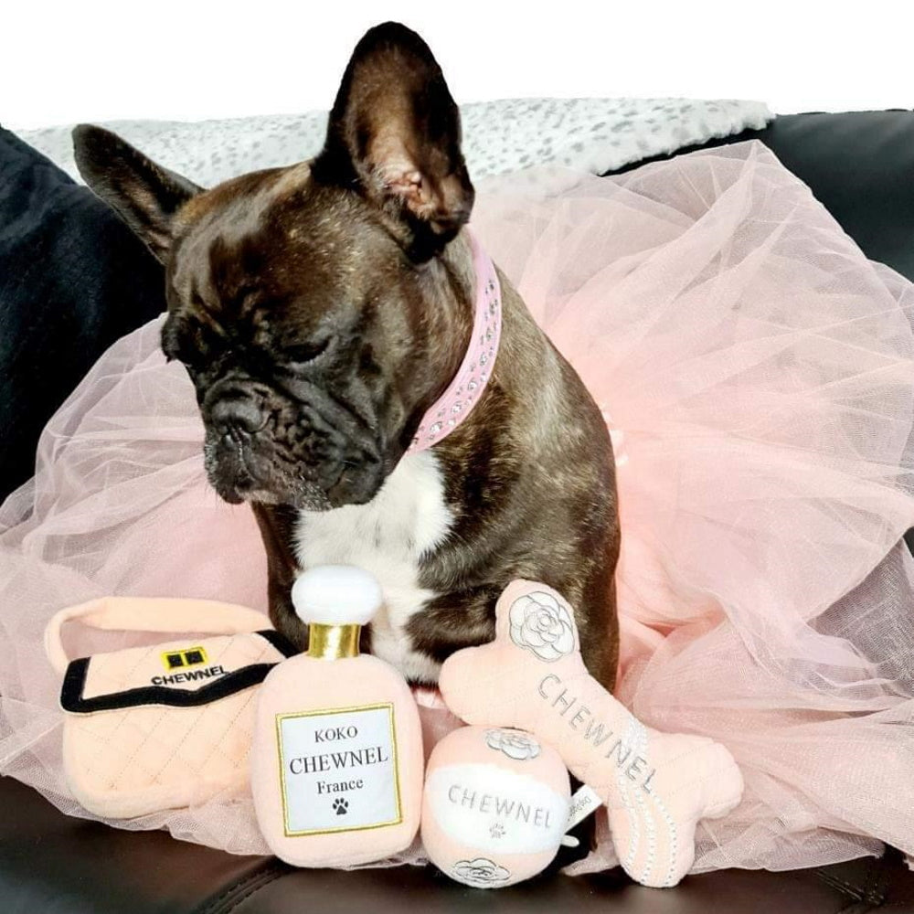 Chewnel Blush Bone Dog Toy