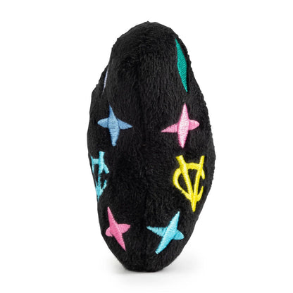 Black Monogram Chewy Vuiton Bone Dog Toy