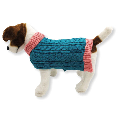 Dog Knitted Sweater Warm Winter Knitwear Clothes Small Large Pet Cat Puppy