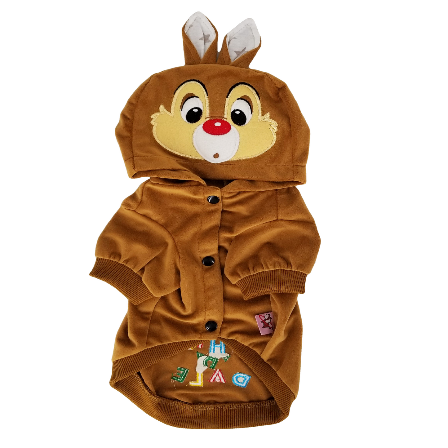 Dog Puppy Cat Clothes Coat HOODIE Jacket Сostume Chip and Dale For Small Pet