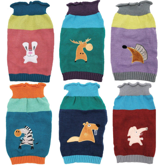 Dog Sweater Knitted Warm Winter Knitwear Clothes Small Large Pet Cat Puppy