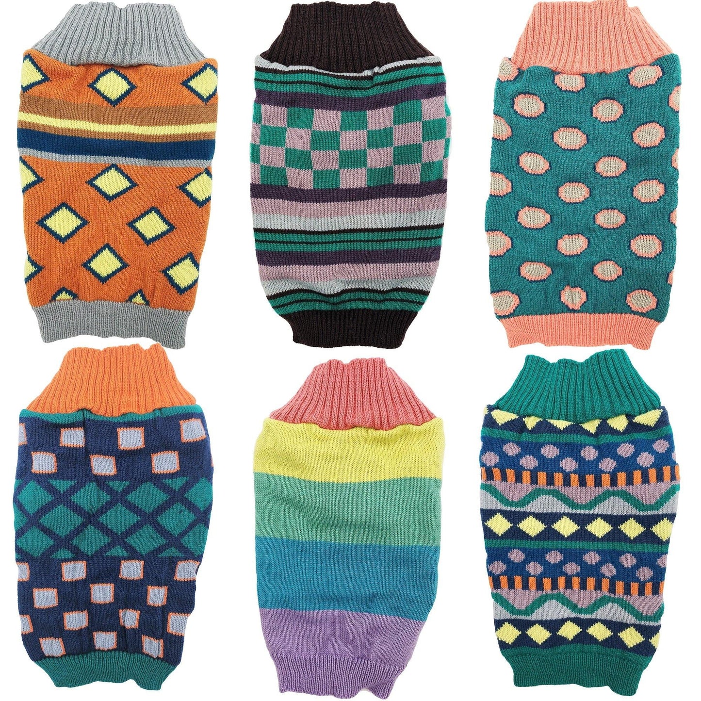 Dog Warm Sweater Knitted Winter Knitwear Clothes Small Large Pet Cat Puppy