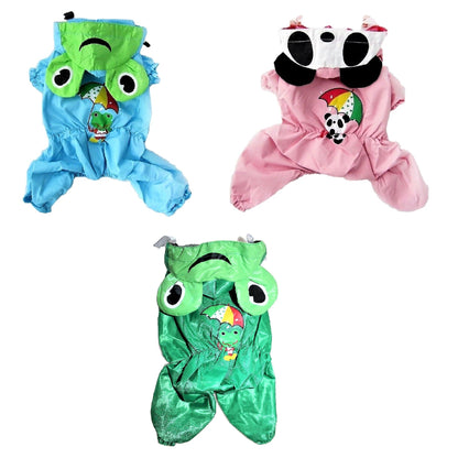 For Small Pet Cat Dog Raincoat Jumpsuit Rain Coat One Piece