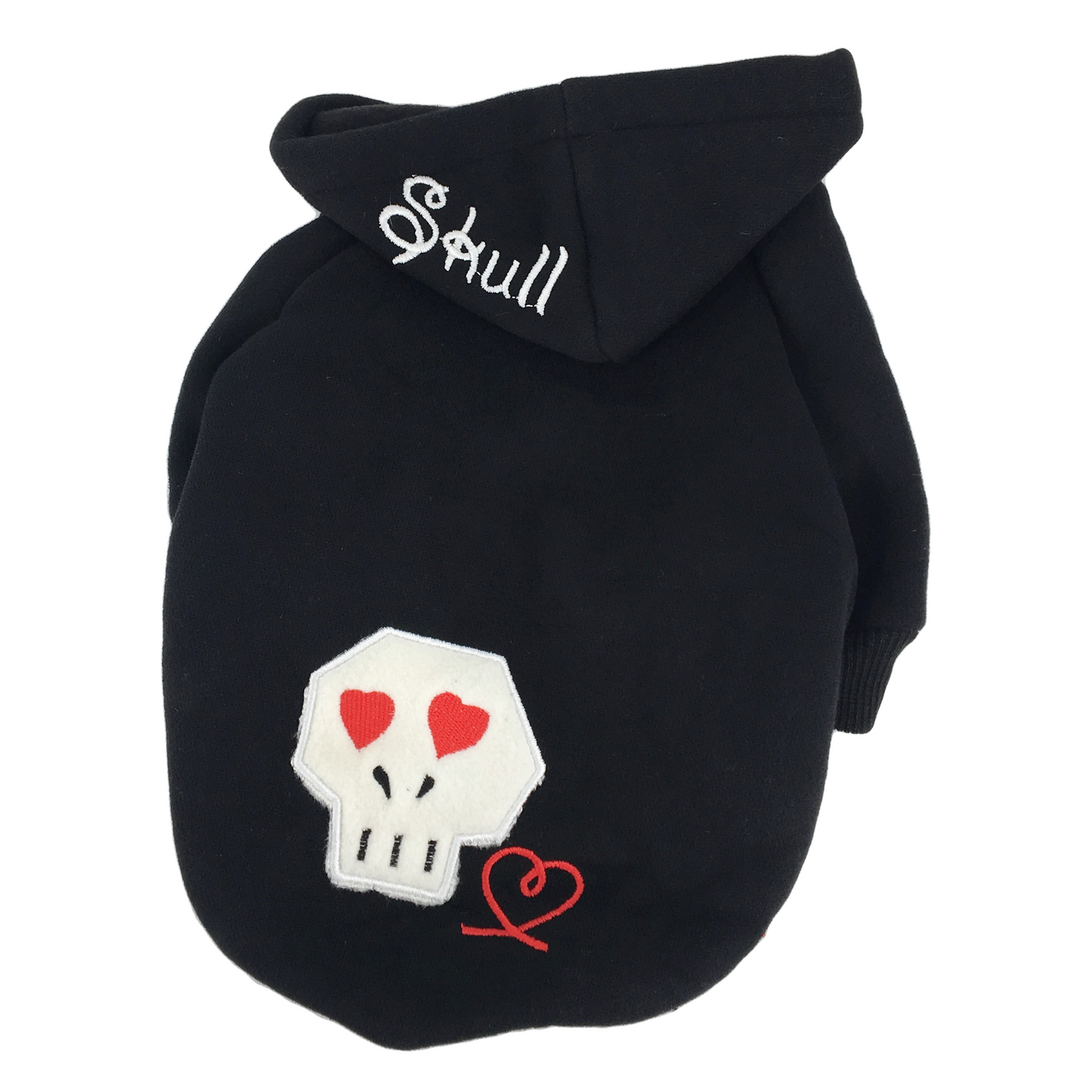 Small Pet Cat Dog Sweatshirt Jumper Skull Warm Hoodie Coat Jacket