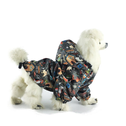 Raincoat for Small Dogs Jacket Hooded Waterproof Rainwear
